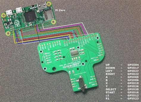 Gpio Button Guide For Game Boy Controller V20 V11 Tinkerboy