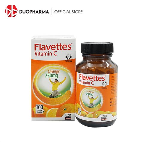 Flavettes glow mengandungi khasiat vitamin c, e dan glutathione ini sudah diketahui umum bagus untuk kesihatan tubuh badan. Flavettes Vitamin C - Orange (250mg x 100's) | Shopee Malaysia