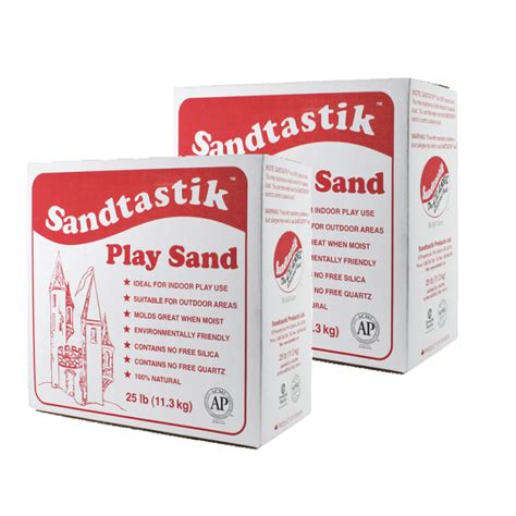 I have tried all the rest and actually felt the kids needed baths after playing with it. Sandtastik® White Play Sand | Becker's School Supplies