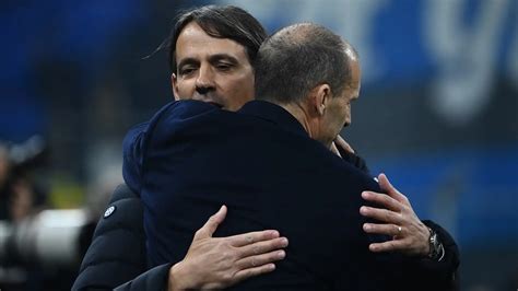 Simone Inzaghi E Massimiliano Allegri In Coro Il Campionato Ancora