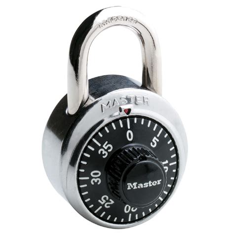 Master Lock No 1500d 1 78in 48mm Wide Combination Dial Padlock
