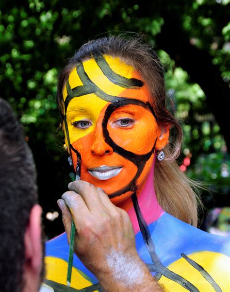 Nyc Bpd Nyc Body Painting Day In Washington Flickr