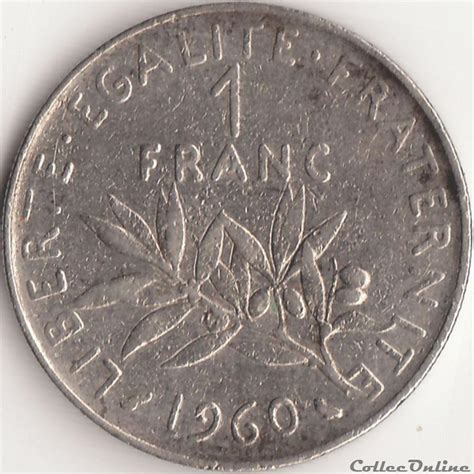 1 Franc Semeuse 1960 Gros 0 Et Petite étude Perso Monnaies