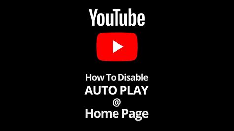 Youtube App How To Stop Video Autoplay On Home Page Youtube