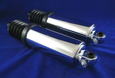 Heavy Duty Chrome Lowering Air Shocks For Harley Road King 1997 And Up