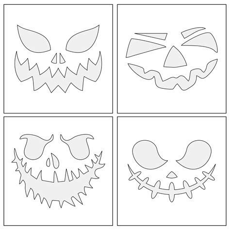 10 Best Free Halloween Printable Pumpkins Outline - printablee.com