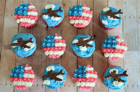 Patriotic Air Force Cupcakes Handmade Is Better Cupcake Wars