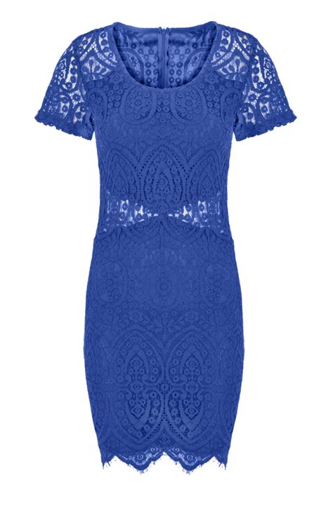 Cut Out Lace Dress Navy Fashion Musthaves