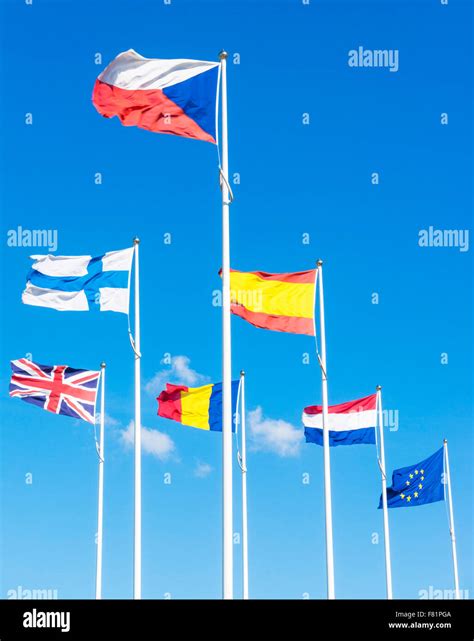 Flying Flags High Resolution Stock Photography And Images Alamy
