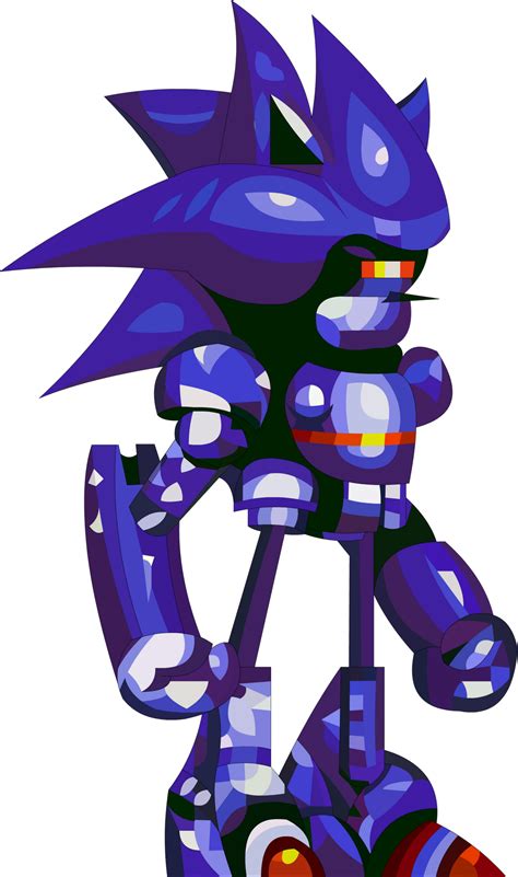 Mecha Sonic Sprites 499x730 Png Download Pngkit Images And Photos Finder