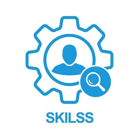 Premium Vector Skills Icon With Research Sign Skills Icon And Explore