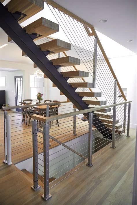 Steel Floating Stairs Prefabricated Diy Metal Stairs Viewrail