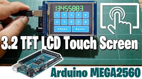 Arduino Tft Lcd Touch Screen With Arduino Mega Icstation Com Youtube