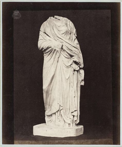 Marble Statue Of A Headless Draped Figure Laffon Louise Vanda