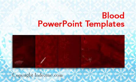 Blood Powerpoint Templates