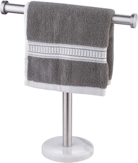 Umi By Amazon Towel Holder Marble Towel Rack Stand Countertop 304