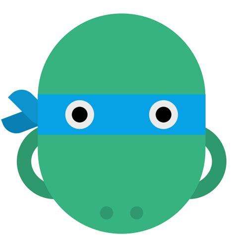 Ninja Turtle Head Svg