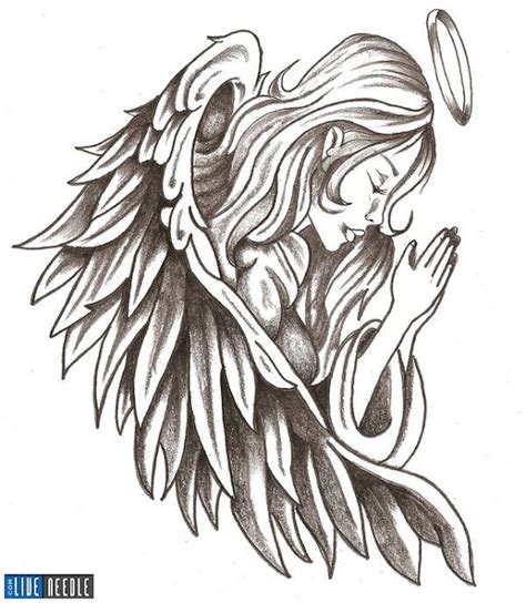 Top 128 Angel Tattoo Drawings