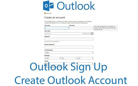 Outlook Sign Up Create Outlook Account Kikguru Signup Accounting