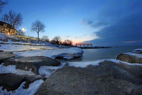 Lake Erie Winter Sunset By Daveant On Deviantart