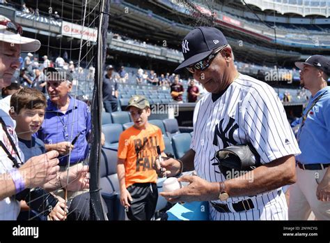 Former New York Yankees Outfielder Hector Lopez 11 During The Seventy