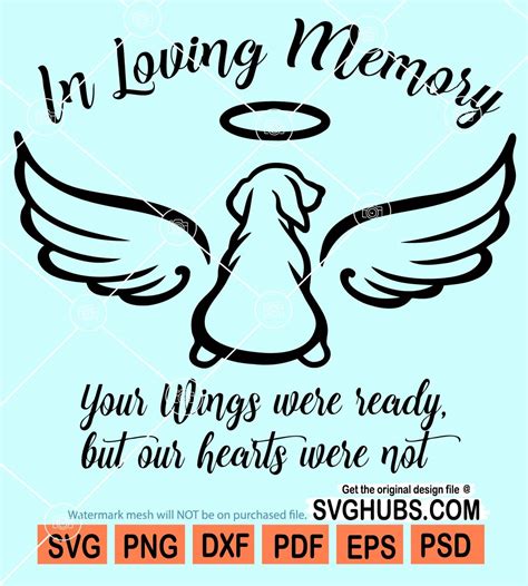 In Loving Memory Svg Baby Angel Svg Baby Memorial Svg Baby Svg Svg