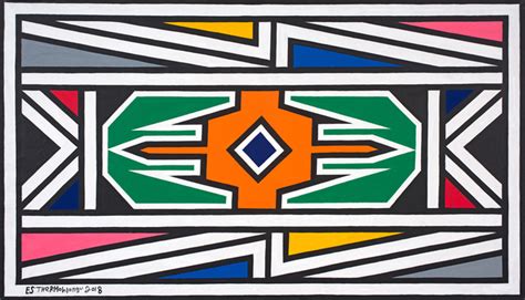 Esther Mahlangu Ndebele Patterns 2018 Artsy