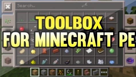 Unfortunately, it's not possible to use true mods with a handheld version of . Minecraft PE Toolbox Apk for android - toolbox for ...