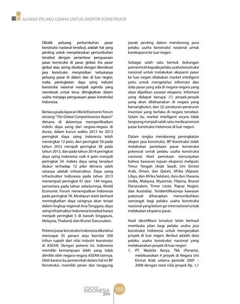 Konsolidasi Industri Konstruksi Indonesia Publikasidagu Halaman 160