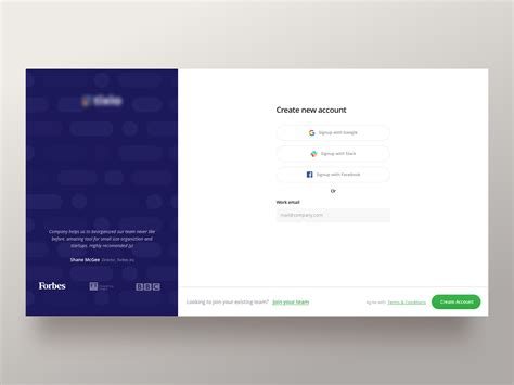 Sign Up Screen For Web App By Shekh Al Raihan For Ofspace Uxui On Dribbble