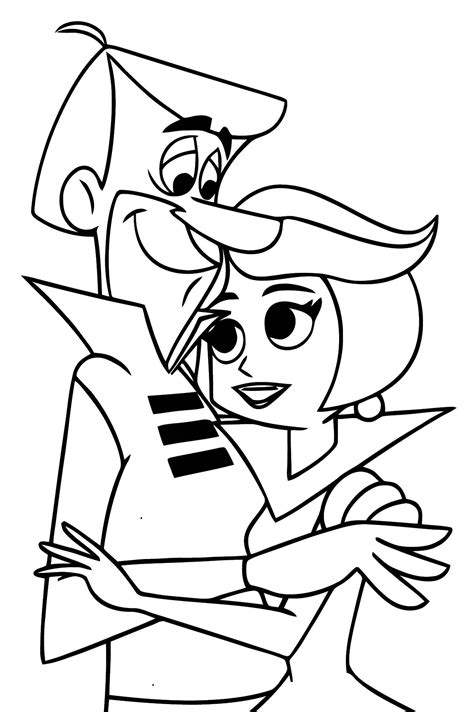 Jetsons Coloring Page 089 | Wecoloringpage.com