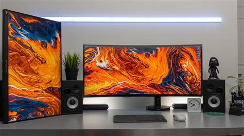 Dual Monitor And Dual Mac Desk Setup 2022 Youtube