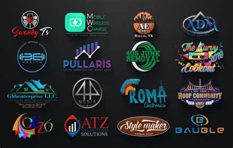 Modern Unique Logo Designs They Are Most Often Created Using A Few