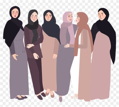 Muslim Sticker Girls Hijab Icon Png Clipart 3673263 Pikpng