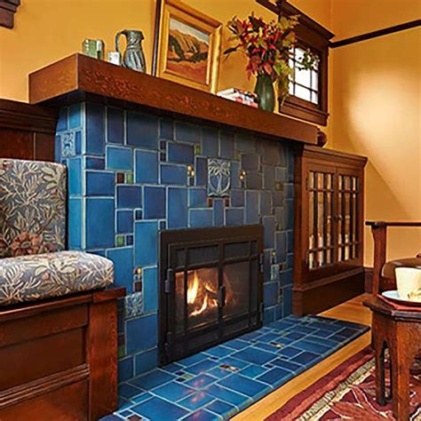 Decorative Relief Tiles From Mexico Custom Fireplace Fireplace