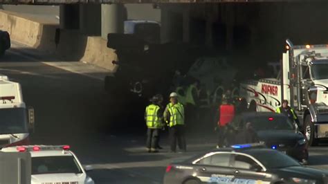 I 90 West Reopened At Dead Mans Curve After Cement Truck Crash