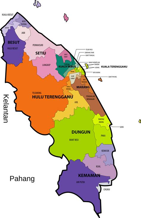 Terengganu State Legislative Assembly Constituencies Icons Png Free