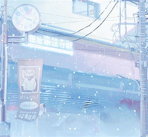 Blue Anime Aesthetic Background Anime Wallpaper Hd