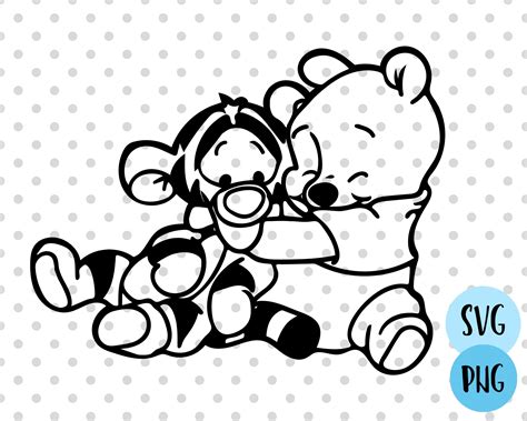 Winnie The Pooh Svg Eeyore Svg Tigger Svg Baby Winnie Svg Etsy