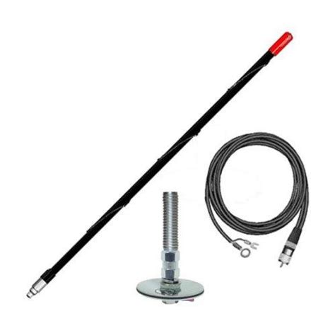 firestik fg2ddb 2 no ground plane cb antenna kit black radioworld