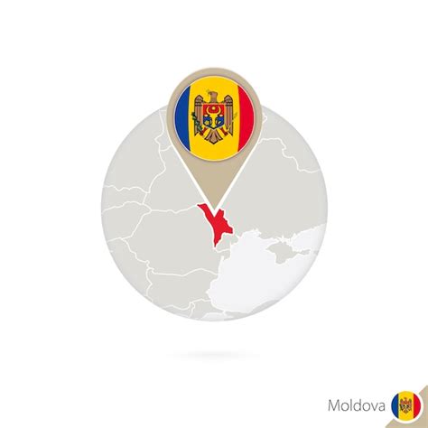 Mapa da moldávia e bandeira em círculo mapa da moldávia pino de bandeira da moldávia mapa da