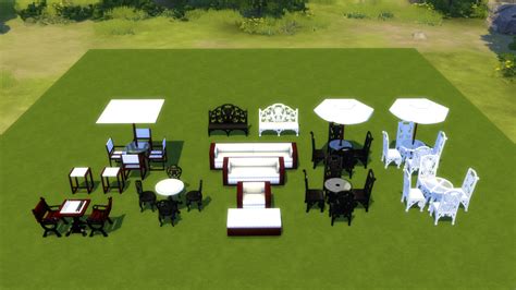 Sims 4 Ccs The Best Outdoor Furniture Recolors By Sims 4 Cc Finds