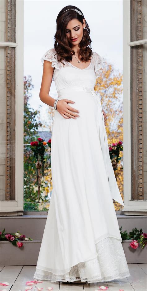 Juliette Maternity Wedding Gown Ivory Maternity Wedding Dresses
