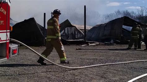 Crews Battle Yadkin Co Chicken House Fire