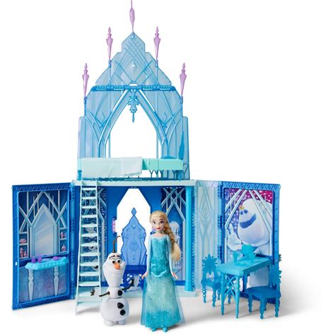 Disneys Frozen Elsas Fold And Go Ice Palace Big W