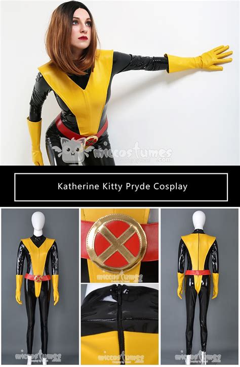 Katherine Kitty Pryde Cosplay Costume Bodysuit Jumpsuit Inspired By X Men Shadowcat Kitty