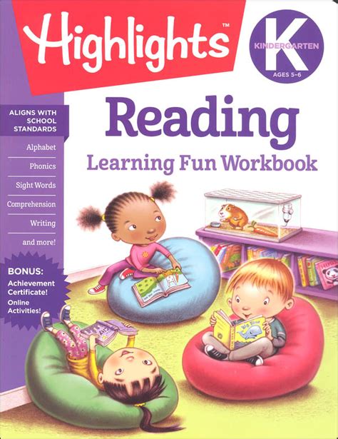 Kindergarten Reading Highlights Learning Fun Workbook Highlights