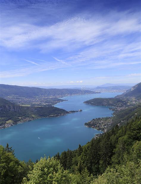 The Annecy Lake Haute Savoie France Stock Photos Image