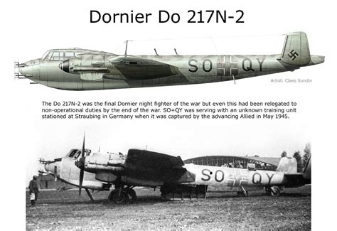 Dornier Do 217n 2 Luftwaffe Planes Messerschmitt Wwii Aircraft