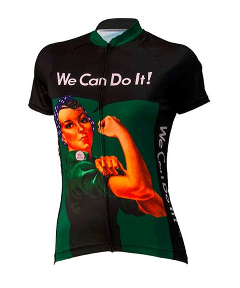 Rosie The Riveter Womens Cycling Jerseys Pink